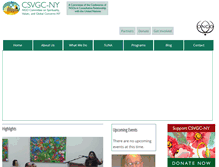 Tablet Screenshot of csvgc-ny.org